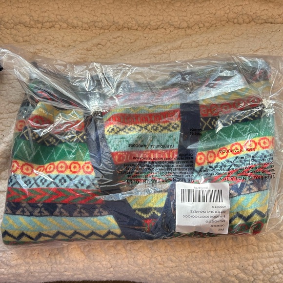 Free People Better Days Cashmere Cardigan Size XS M NWT Patterned Thick Soft - Picture 6 of 6